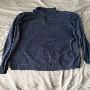 Nike Dri Fit Men's Navy Quarter-Zip Jacket